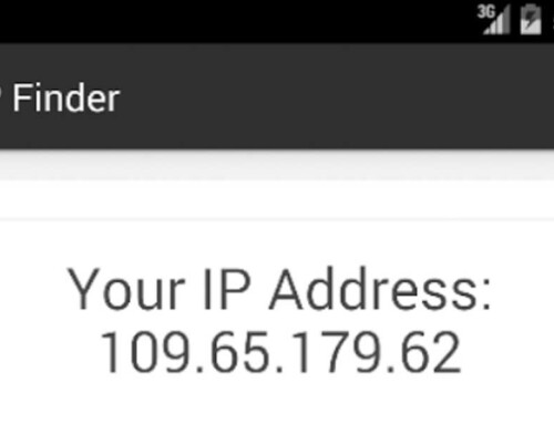 אפליקציה IP Finder